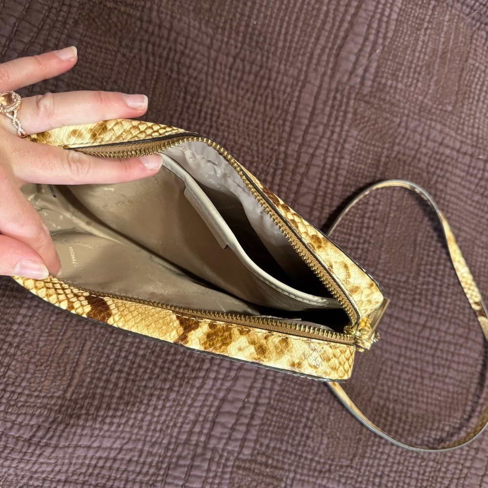 Michael Kors Straw Python Crossbody - image 2
